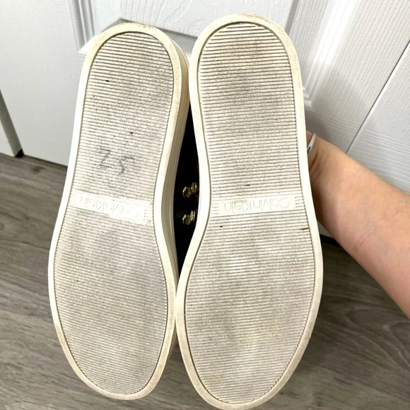 CALVIN KLEIN brown logo sneakers - Picture 5 of 6